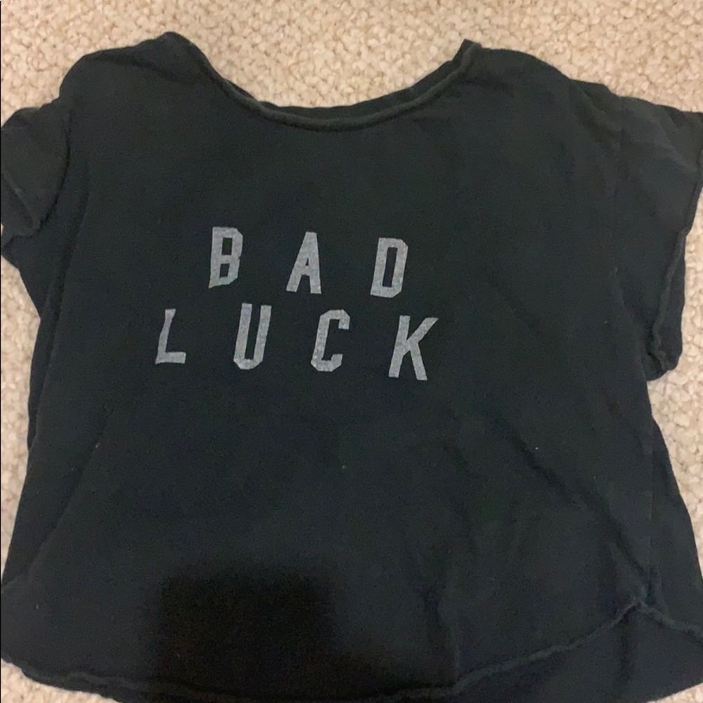 Black graphic shirt
